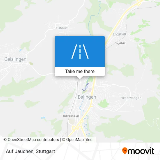 Карта Auf Jauchen