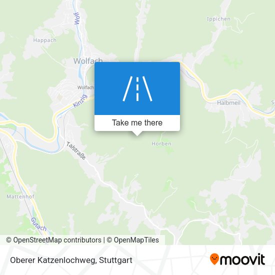 Oberer Katzenlochweg map