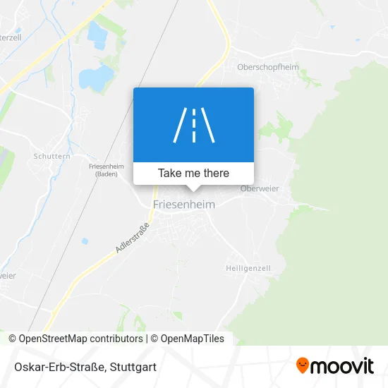 Карта Oskar-Erb-Straße