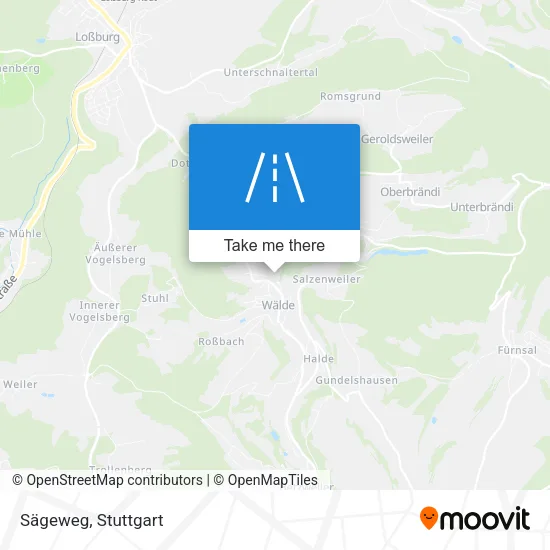 Карта Sägeweg