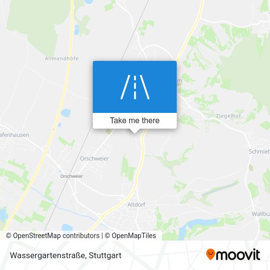 Wassergartenstraße map