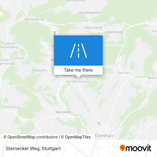 Карта Sternecker Weg