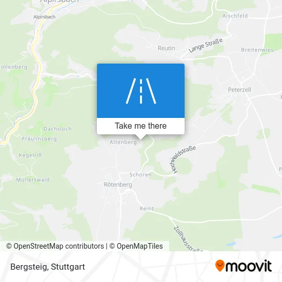 Карта Bergsteig