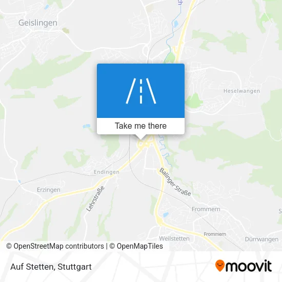 Карта Auf Stetten