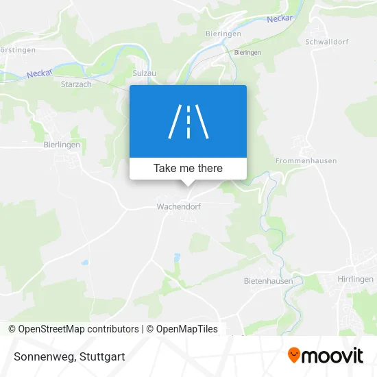 Sonnenweg map