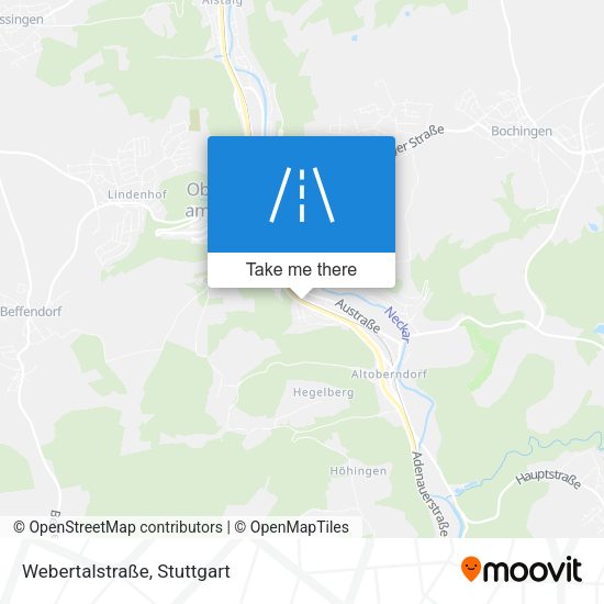 Webertalstraße map