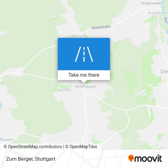 Карта Zum Berger