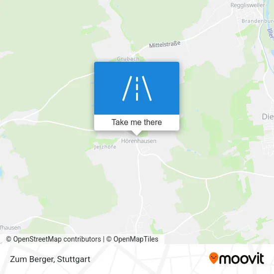 Карта Zum Berger