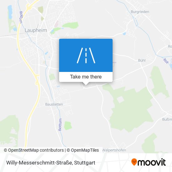 Карта Willy-Messerschmitt-Straße