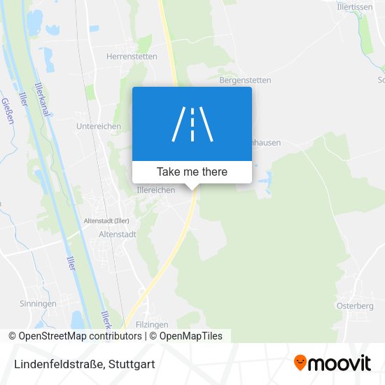 Lindenfeldstraße map