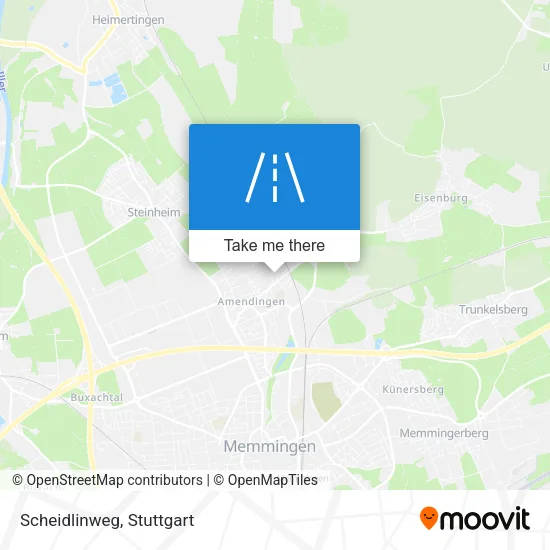 Карта Scheidlinweg