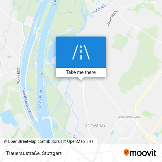 Карта Traueraustraße