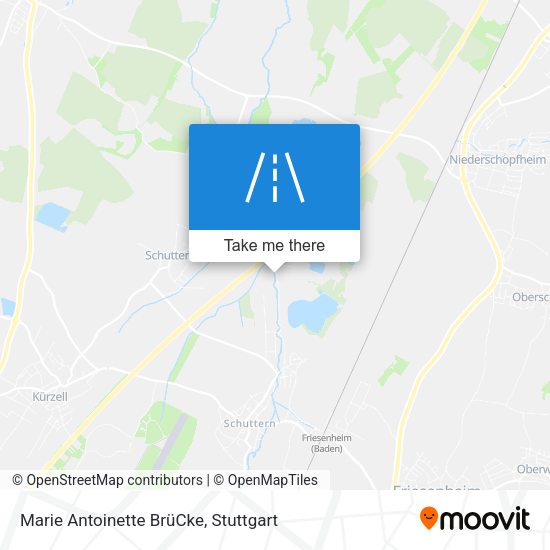 Marie Antoinette BrüCke map