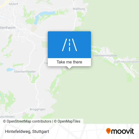 Карта Hintefeldweg