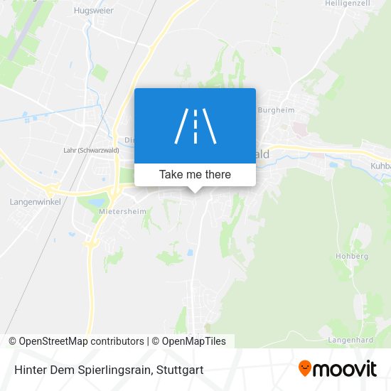 Карта Hinter Dem Spierlingsrain