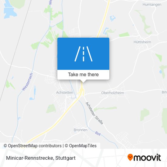 Minicar-Rennstrecke map