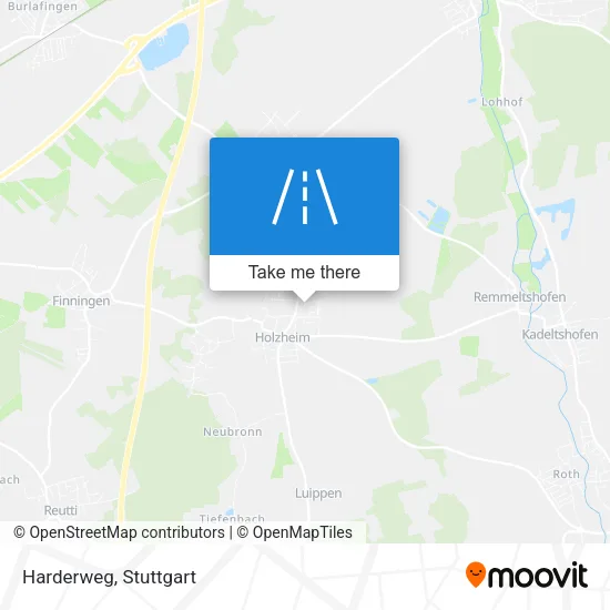 Harderweg map