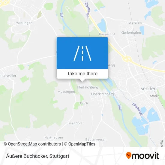 Карта Äußere Buchäcker