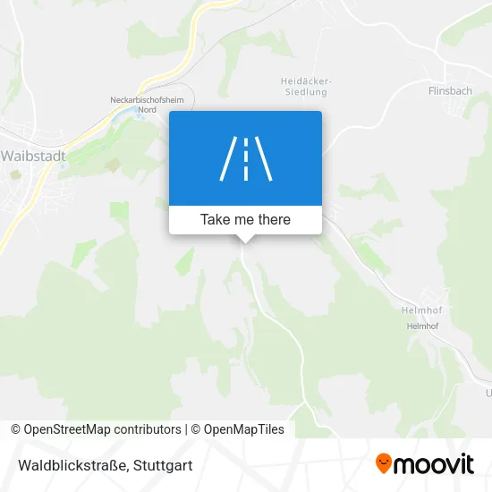 Карта Waldblickstraße