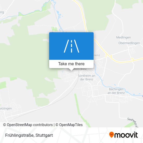 Frühlingstraße map