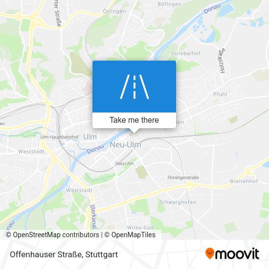Карта Offenhauser Straße