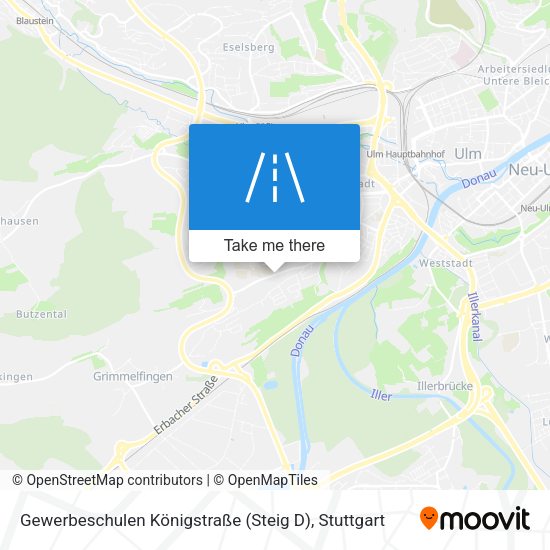Gewerbeschulen Königstraße (Steig D) map