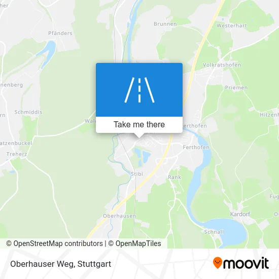 Карта Oberhauser Weg