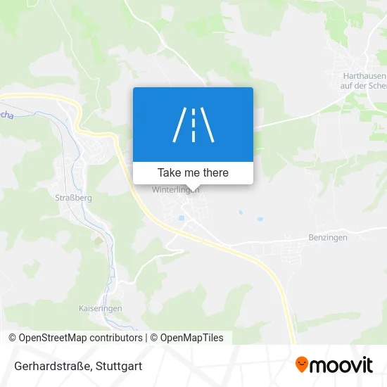Карта Gerhardstraße