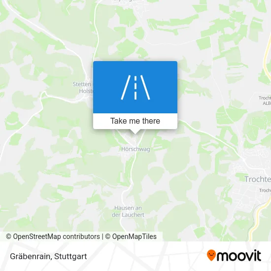 Gräbenrain map