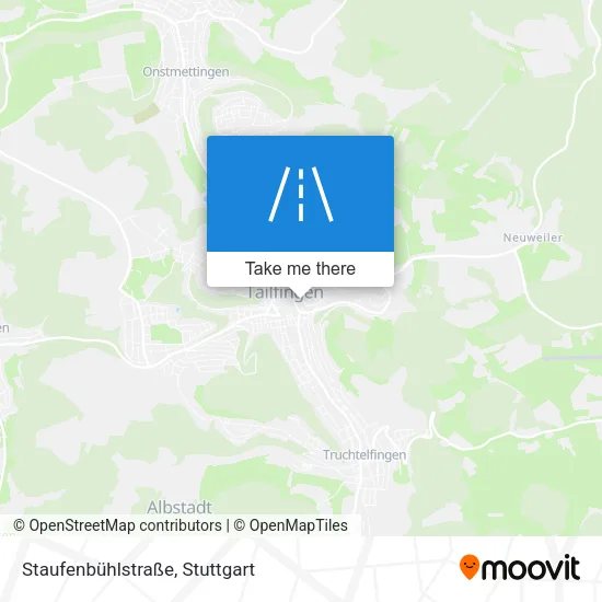 Карта Staufenbühlstraße