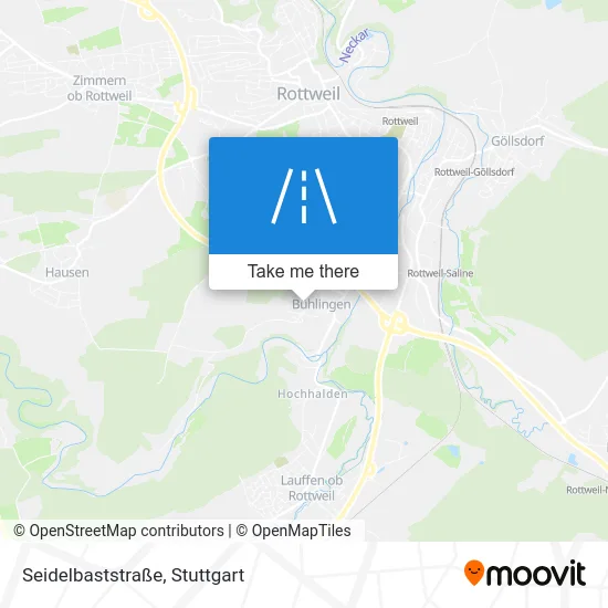 Карта Seidelbaststraße