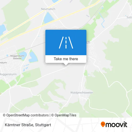 Карта Kärntner Straße