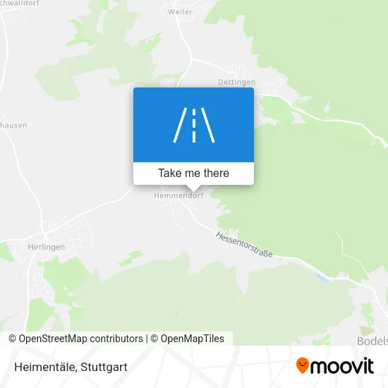 Карта Heimentäle