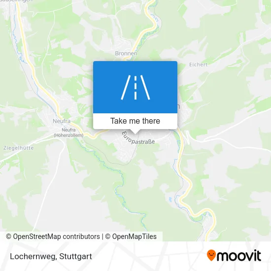Карта Lochernweg
