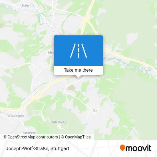 Карта Joseph-Wolf-Straße