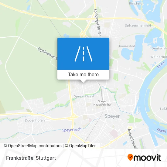 Карта Frankstraße