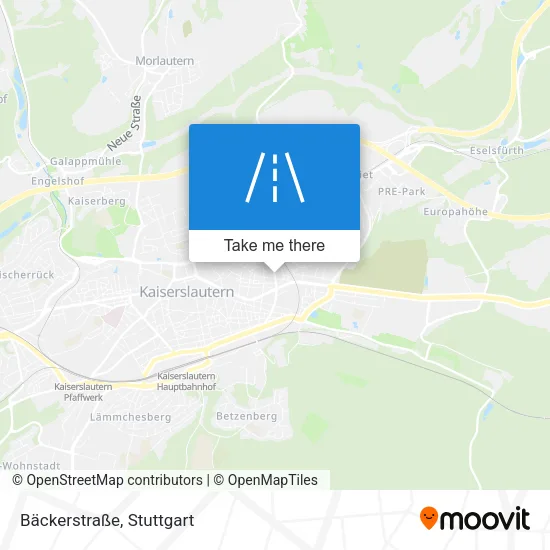 Карта Bäckerstraße