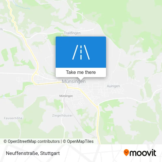 Карта Neuffenstraße