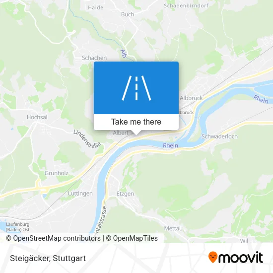 Карта Steigäcker