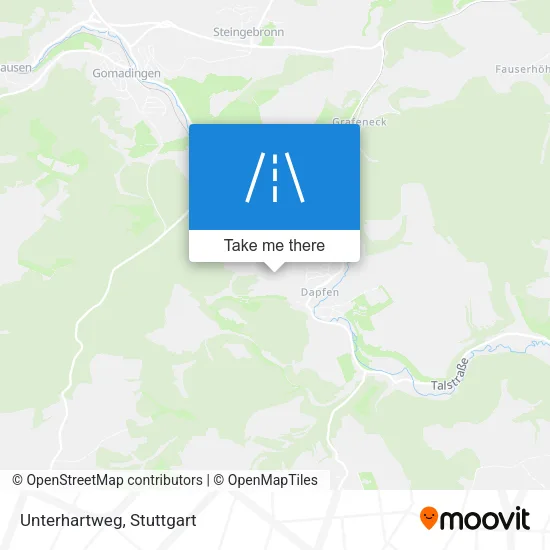Карта Unterhartweg