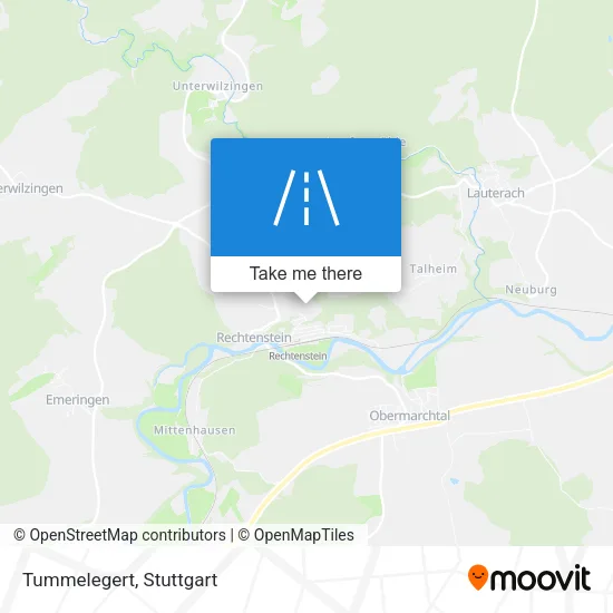 Карта Tummelegert