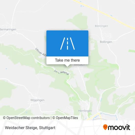 Карта Weidacher Steige