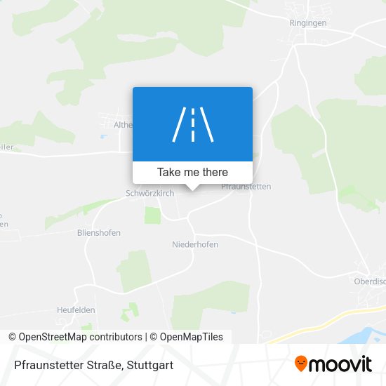 Pfraunstetter Straße map
