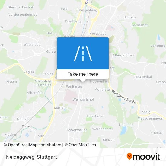Карта Neideggweg