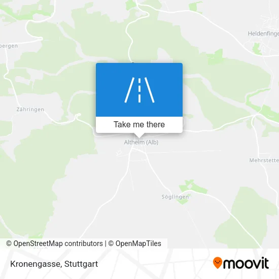 Карта Kronengasse