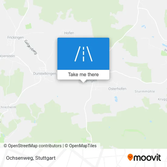 Ochsenweg map