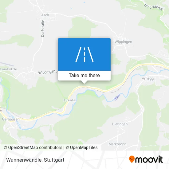 Карта Wannenwändle