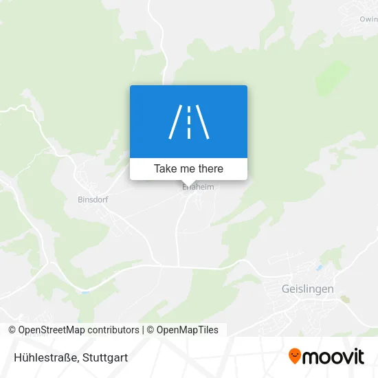 Карта Hühlestraße