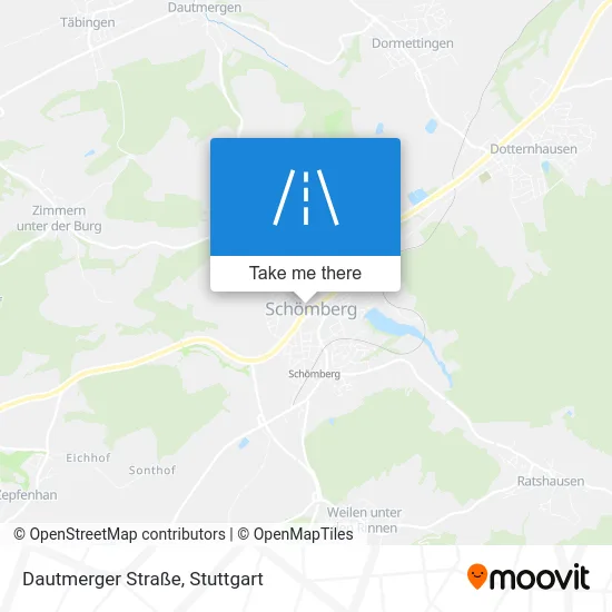 Карта Dautmerger Straße