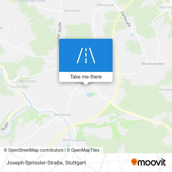 Карта Joseph-Sprissler-Straße